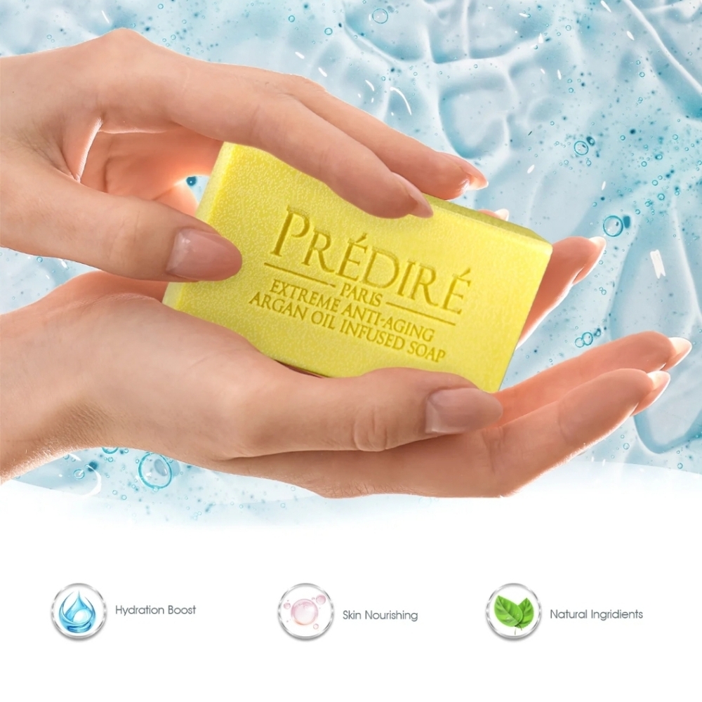 NIB $140 4pc Predire Paris Luxury Soap Collection Anti-Bacterial Soap - Picture 5 of 8